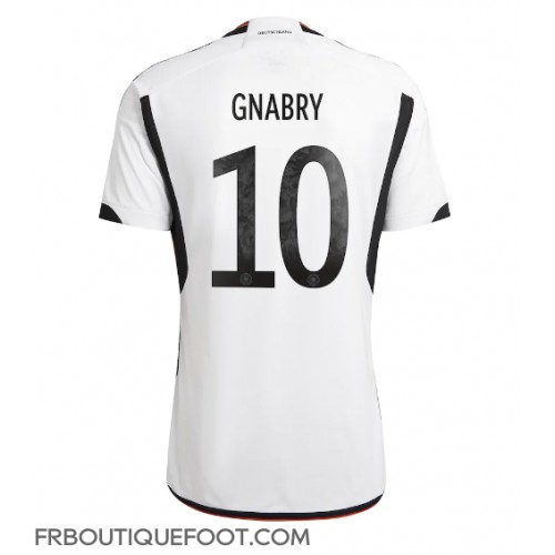 Maillot de foot Allemagne Serge Gnabry #10 Domicile vêtements Monde 2022 Manches Courtes